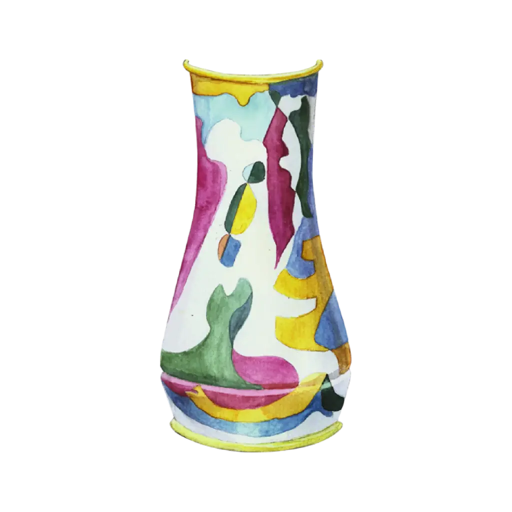 Vase Chinoiserie Pink : Sticker                                                           