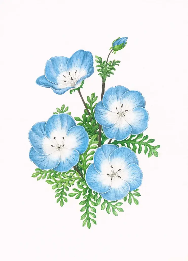 Nemophila : Art Print