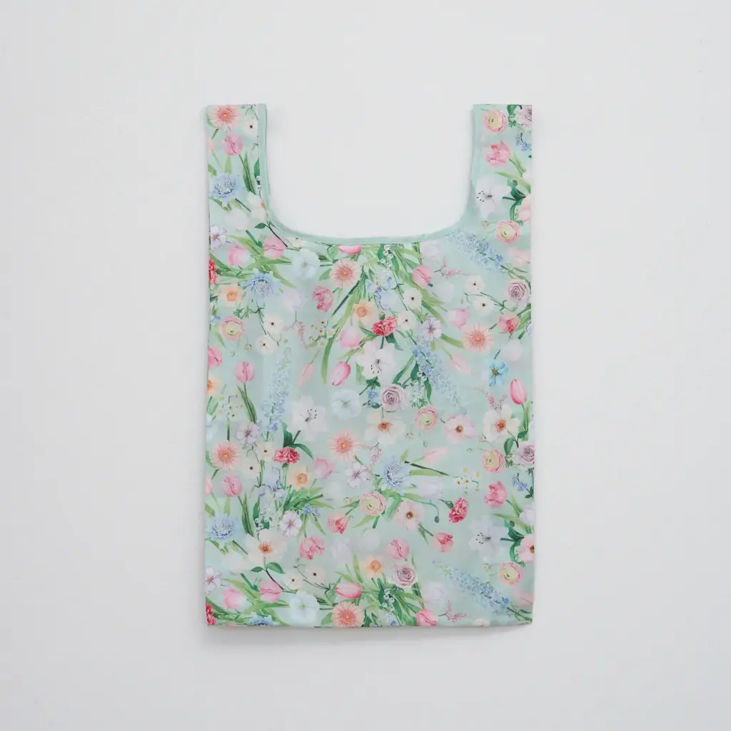 Tulip Mint Green : Shopping Bag