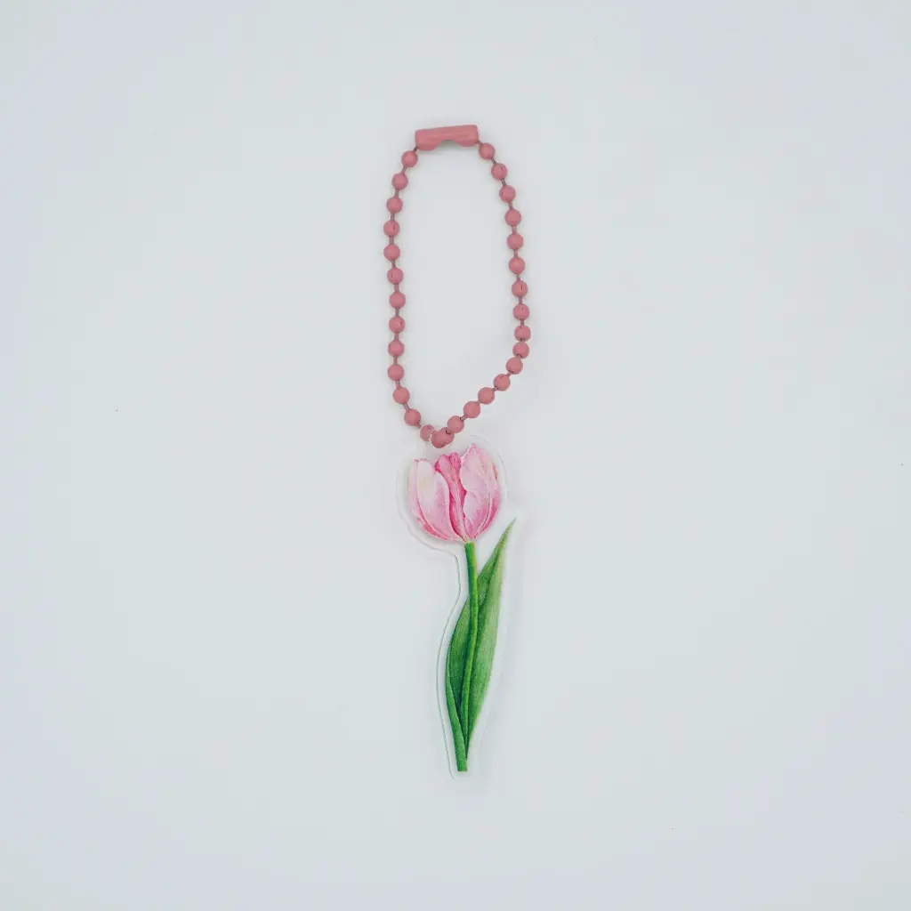 Tulip Pink : Keychain