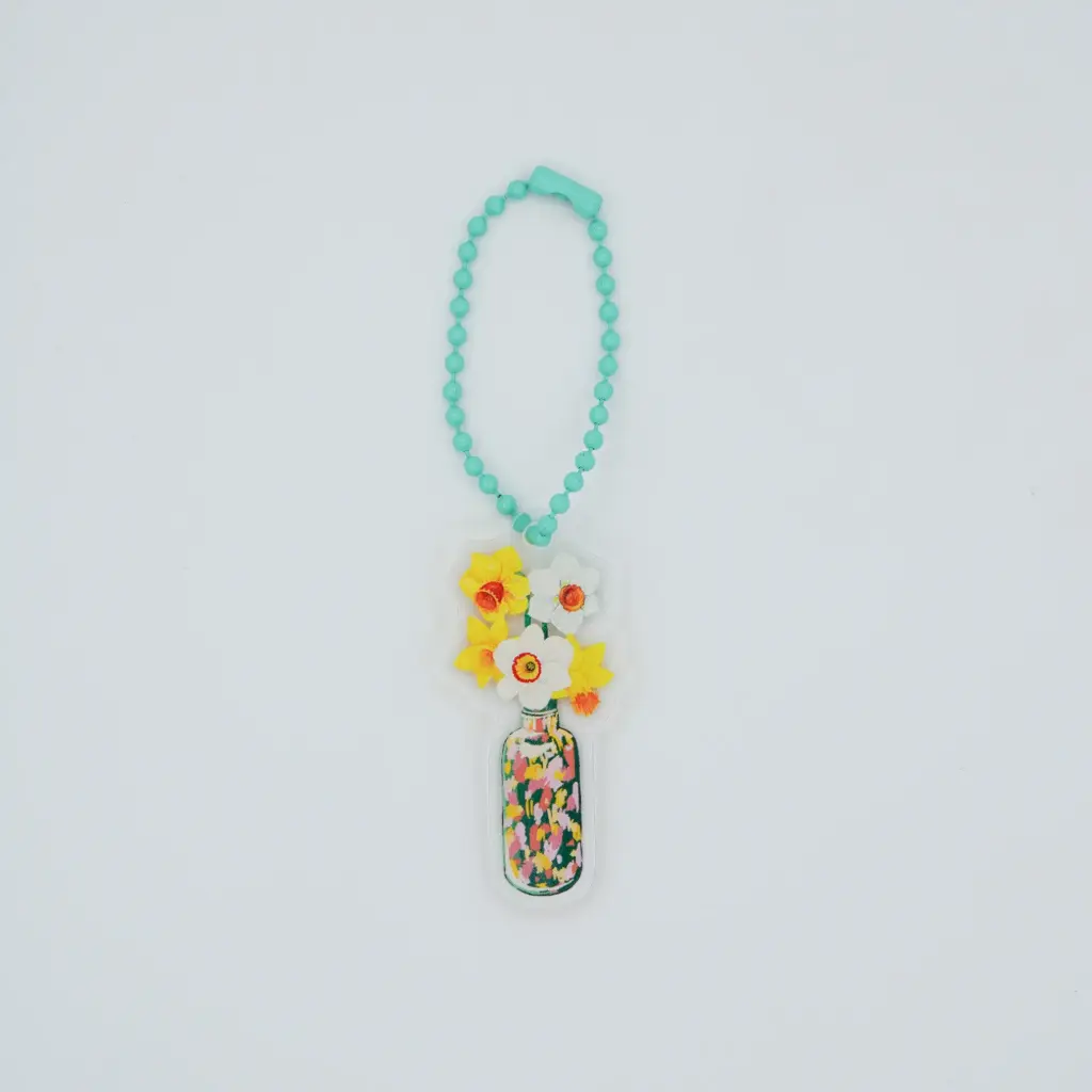 Daffodil Vase : Keychain