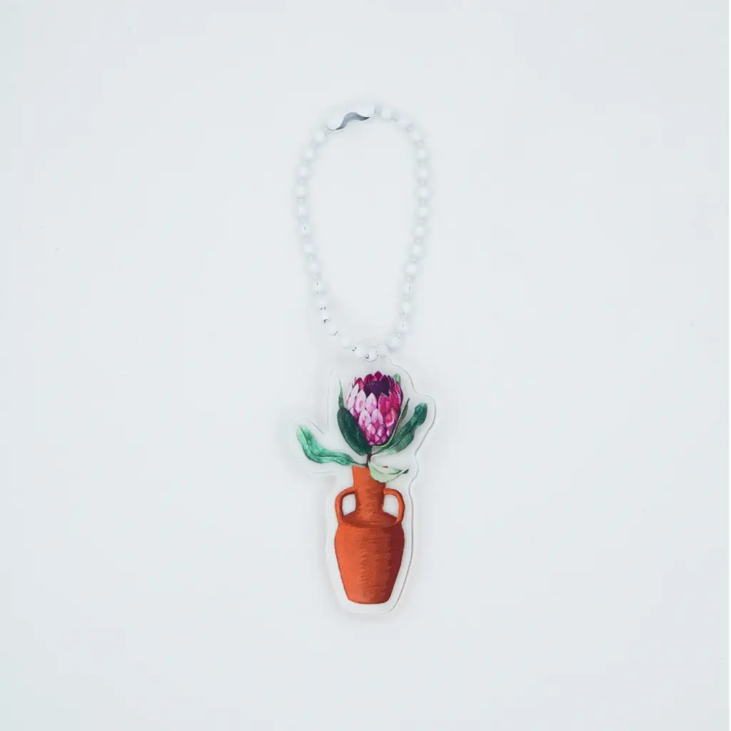 Protea Vase : Keychain