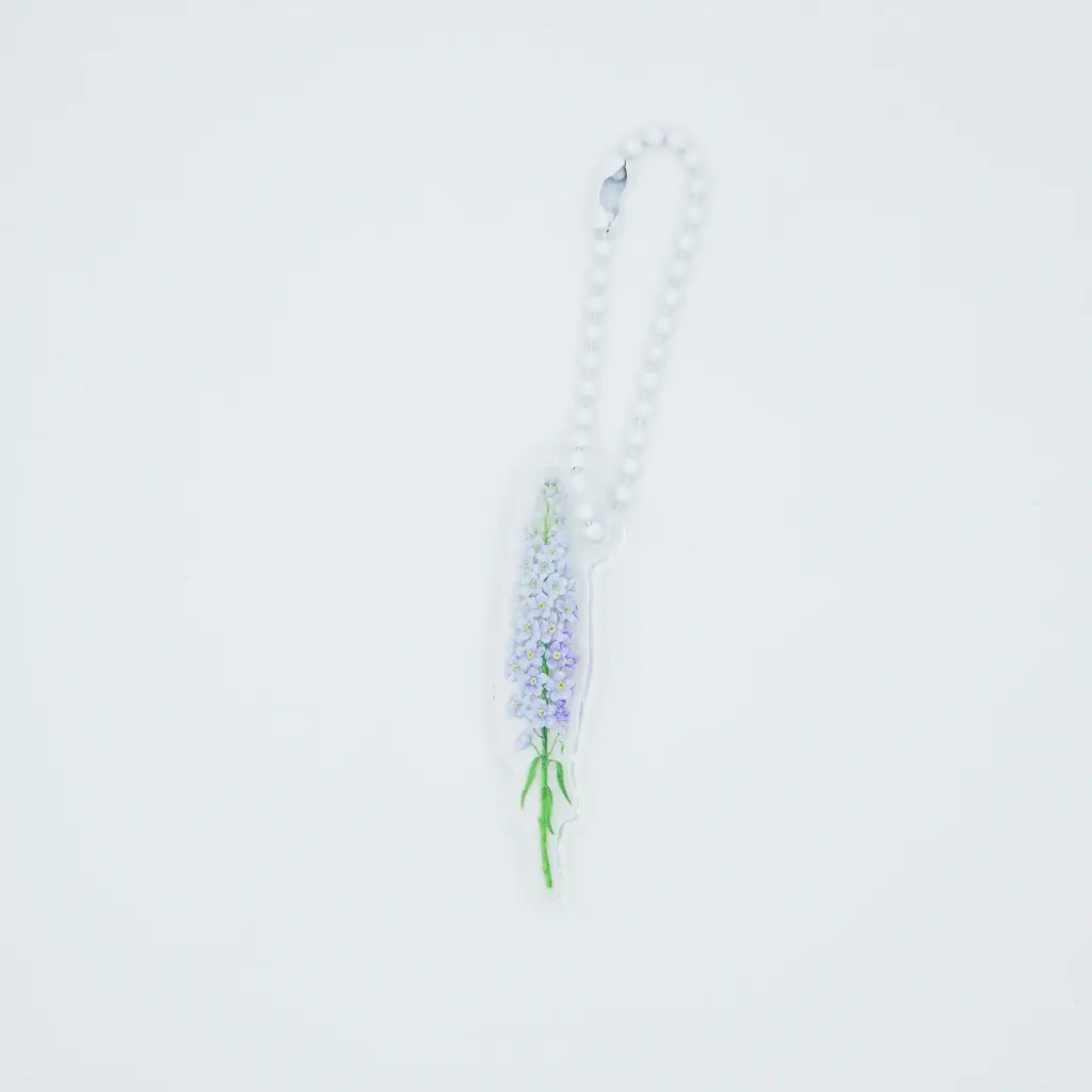 Delphinium : Keychain