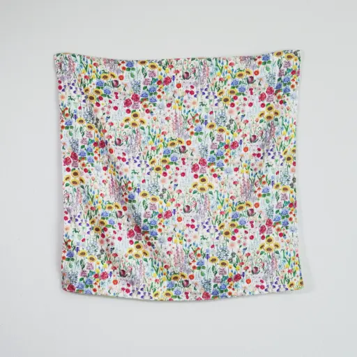 Spring Field : Silk Satin Scarf