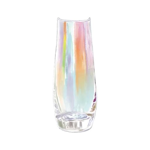 Vase Holograme Glass : Sticker                                                            