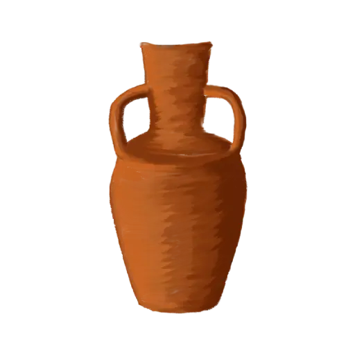Vase Terracotta : Sticker                                                               