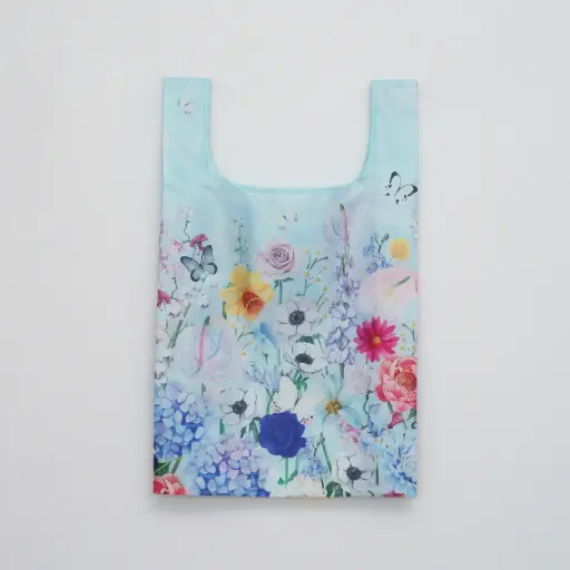 Chrysanthemum Blue : Shopping Bag