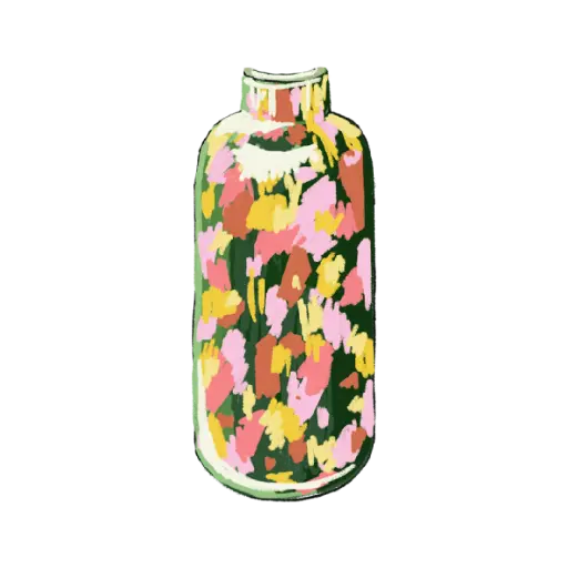 Vase Ceramic Green : Sticker
