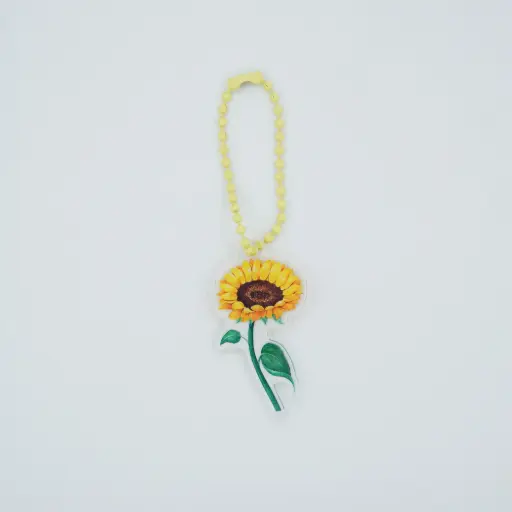 Sunflower Curve : Keychain