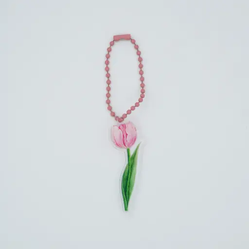 Tulip Pink : Keychain