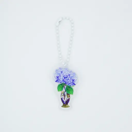 Hydrangea vase : Keychain