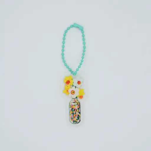 Daffodil Vase : Keychain